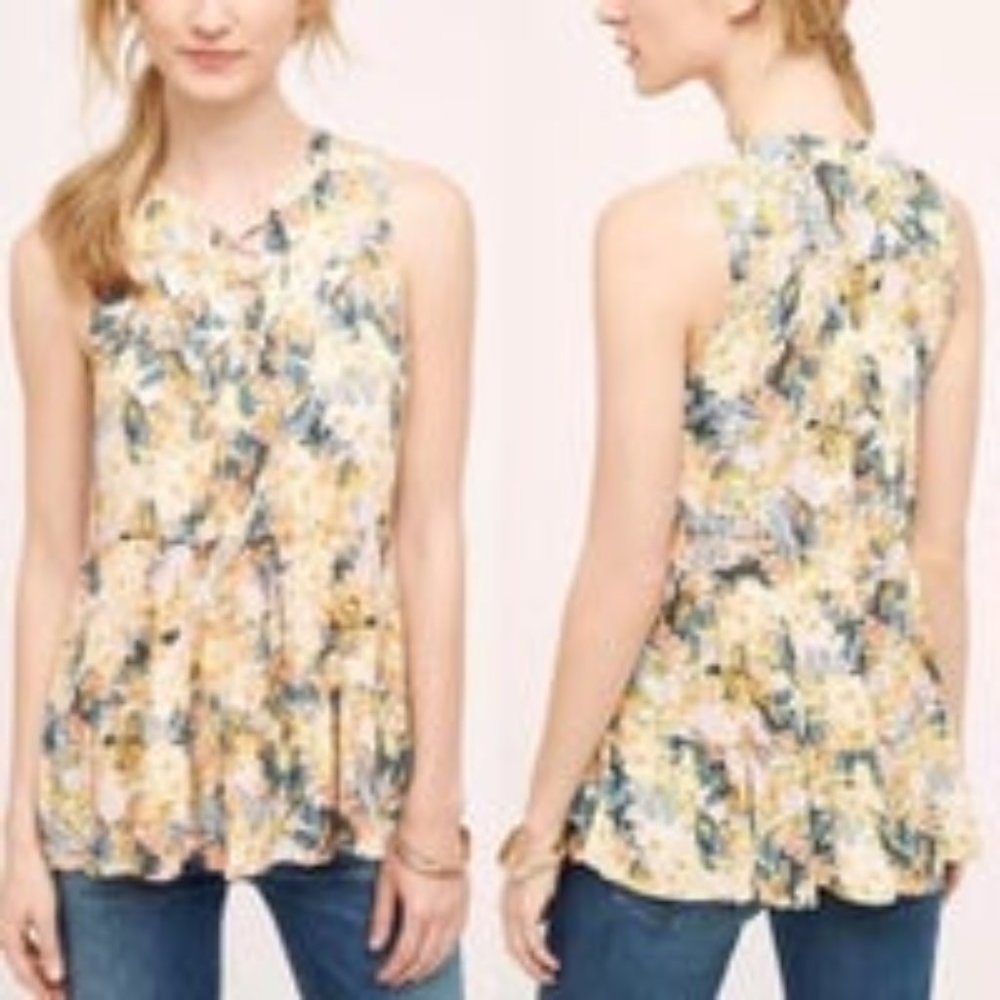 Anthropologie Floreat Anifa Floral Tank 6